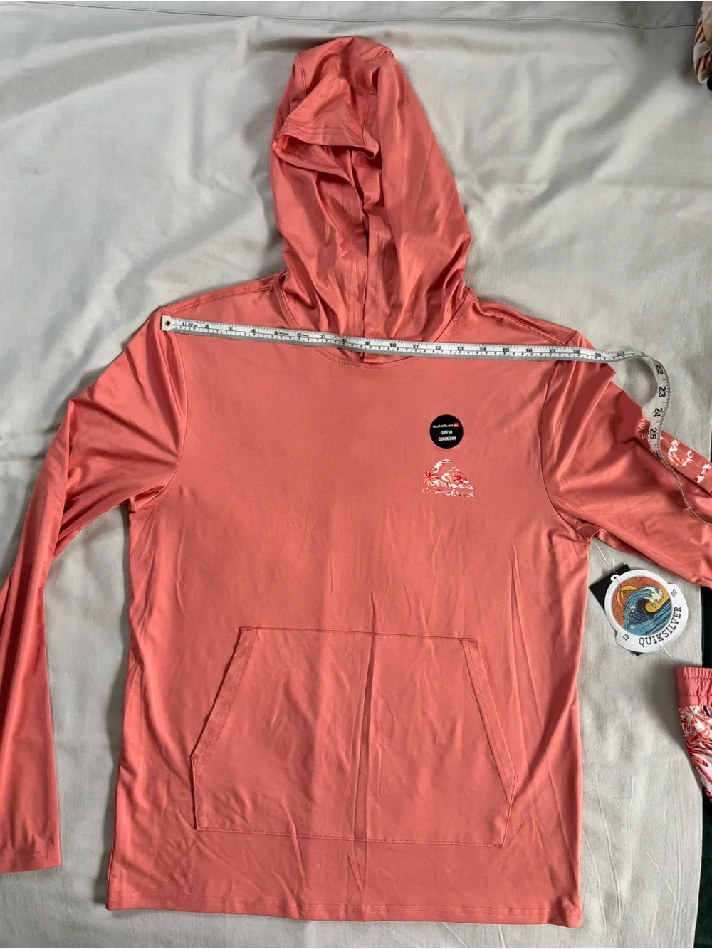 NWT Quiksilver Men's 2-Piece Surf Set Hoodie & Swim Shorts Size M